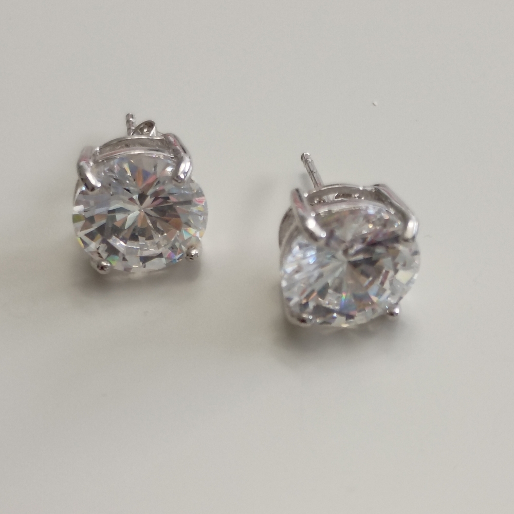 Wedding Earrings Faux Diamond Stud Spring Career Office Luxury Old Money